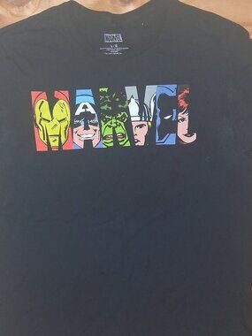 Marvel Men’s T-Shirt Bundle Size Large –Venom, Avengers & Marvel Graphic TShirts
